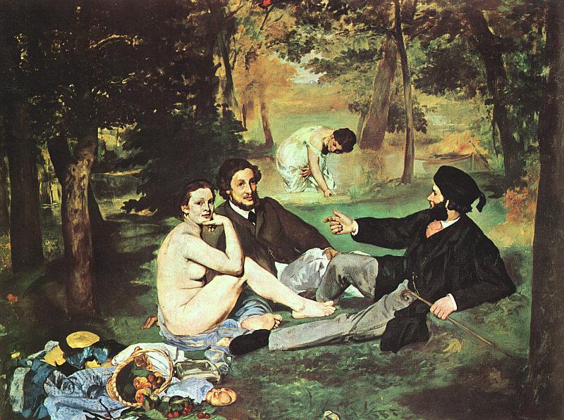 Edouard Manet Luncheon on the Grass France oil painting art